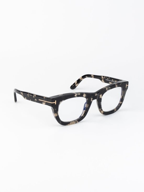 Tom Ford Women Eyeglasses Black Havana Square FT5872-B 005 NEW AUTHENTIC main image 10